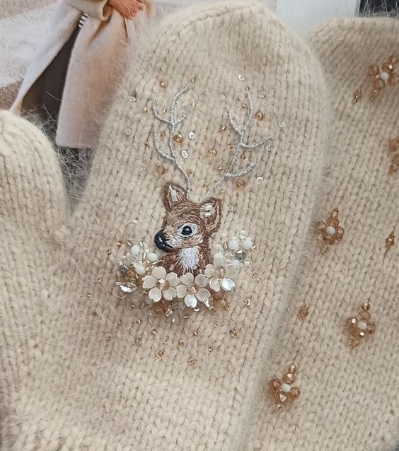 Шикарные варежки