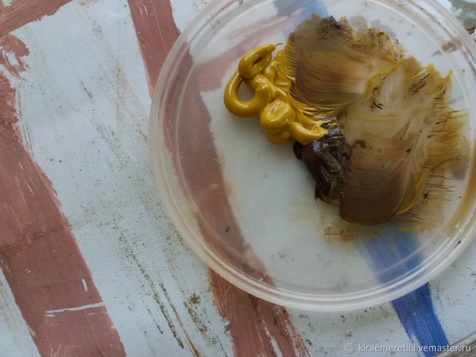 Декорирование рамы для левкаса