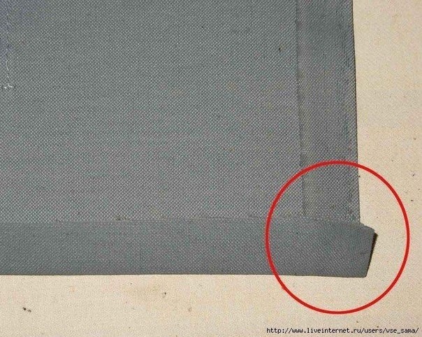 Как красиво обработать уголки на накладных карманах