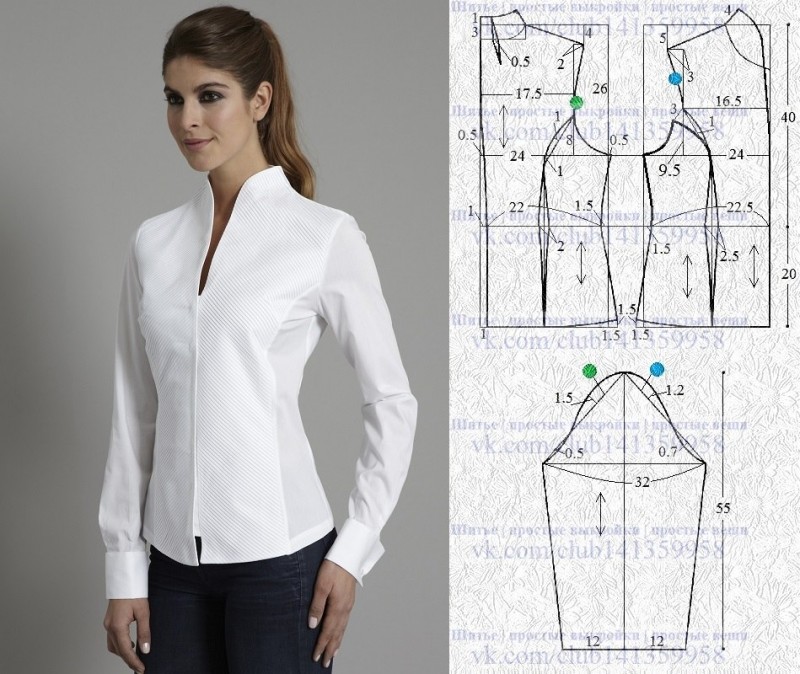 Моделируем женскую блузу
