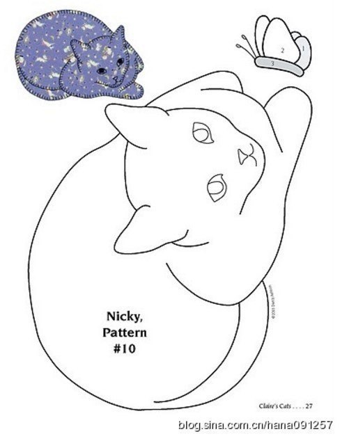 Аппликации с кошками на сумках