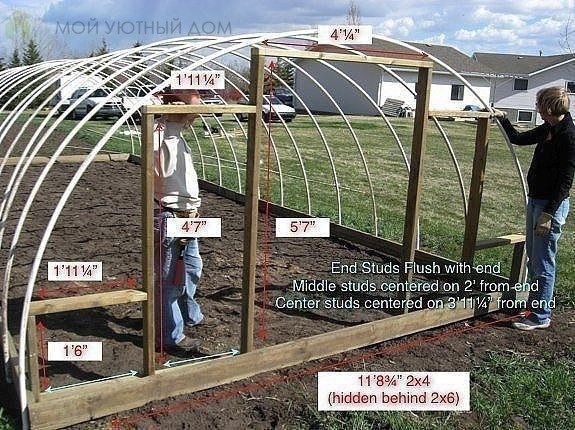 Как самим сделать теплицу из пластиковых труб