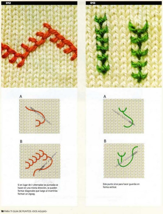 Милая вышивка на трикотаже