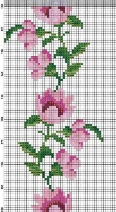 ​Вышиваем орнаменты с полевыми цветами