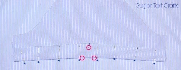 Отворот на коротком рукаве