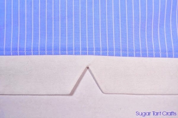 Отворот на коротком рукаве