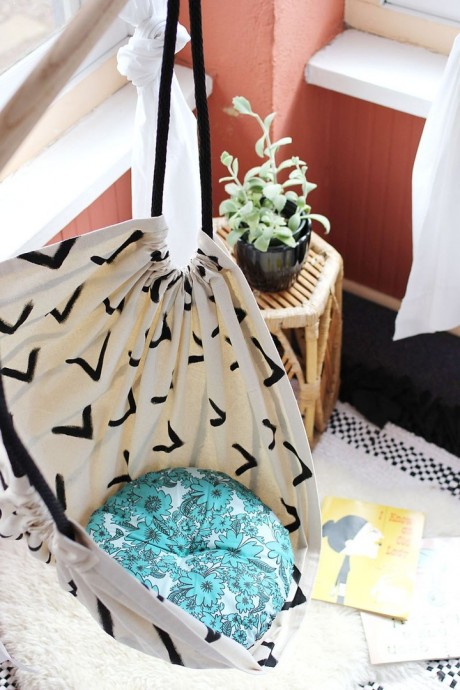 Подвесное кресло-гамак своими руками