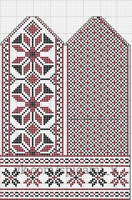 Схемы для восхитительных варежек