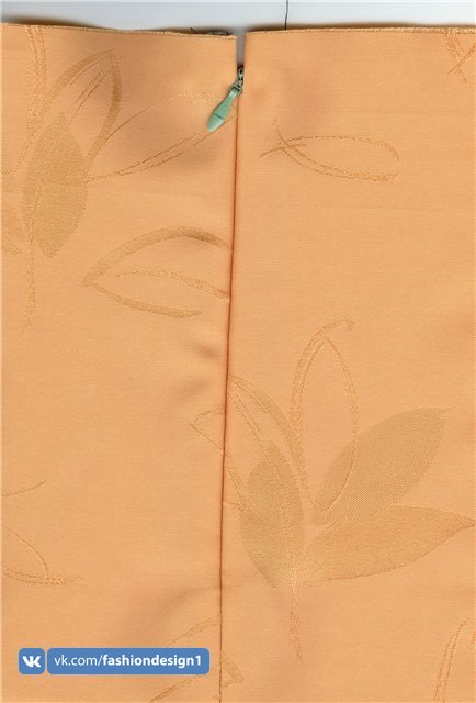 Притачивание потайной молнии