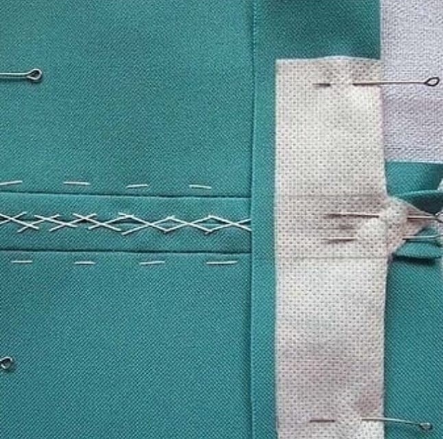 Технология обработки прорезного кармана в рамку с клапаном