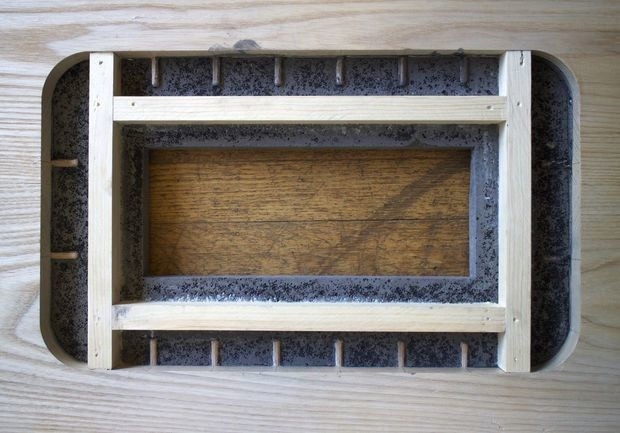 Кофейный столик с очагом