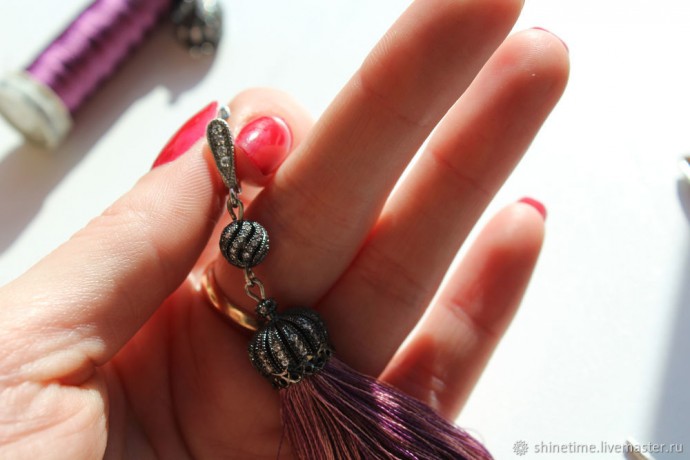 Серьги-кисти