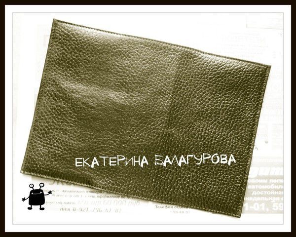 Декор обложки для паспорта