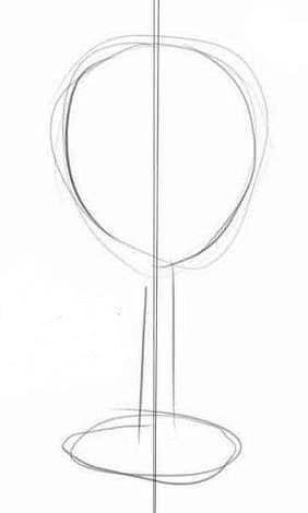 Рисуем бокал