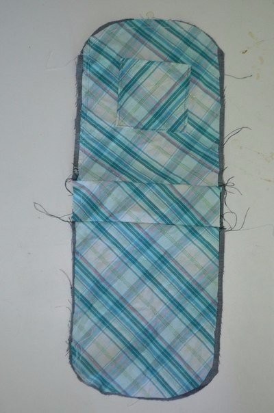 Рюкзак на лето из старых джинсов