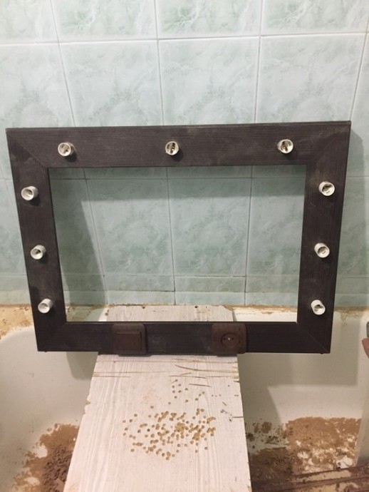 Гримёрное зеркало своими руками