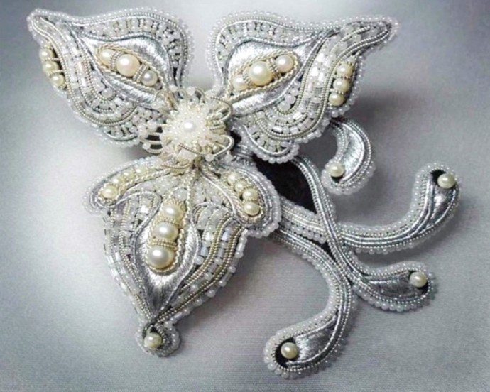 Вышивка жемчугом