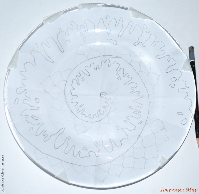 Тарелка "Морские волны"