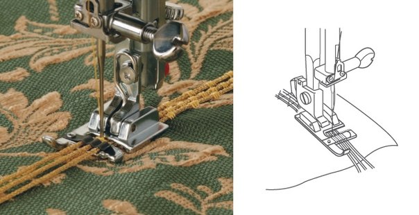 Лапки для пришивания шнура