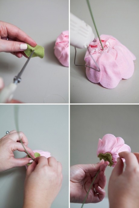 Цветочное рукоделие: как сделать нежную розу из фетра