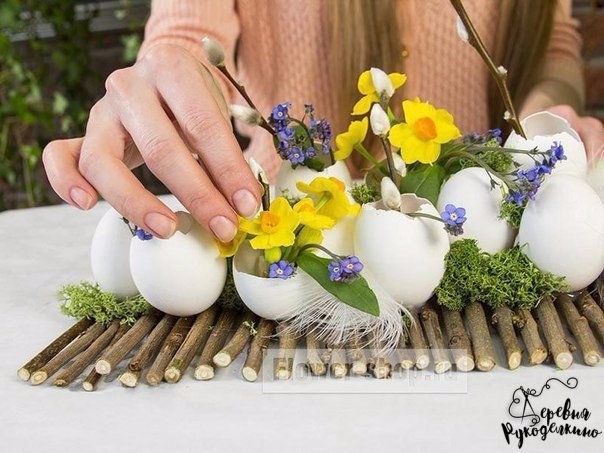 Настольная пасхальная композиция