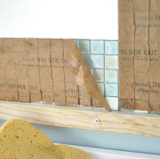 Мозаичный декор зеркала