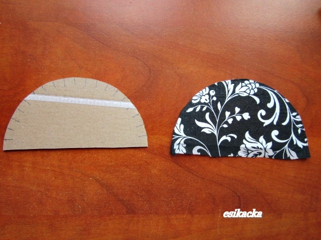 Веер из газетных трубочек