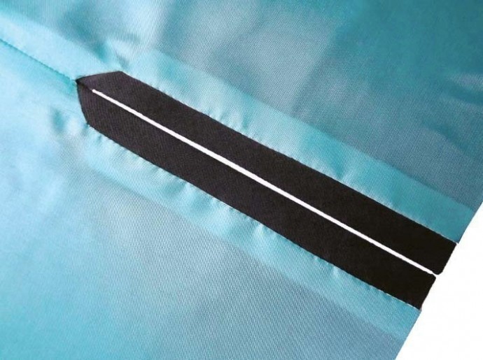 Техника шитья юбки с разрезом на подкладке