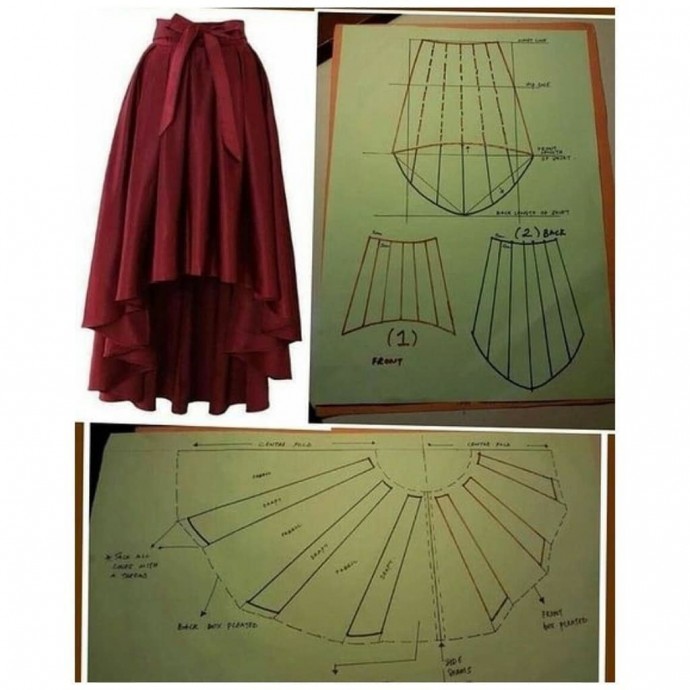 ​Моделирование необычных фасонов юбок