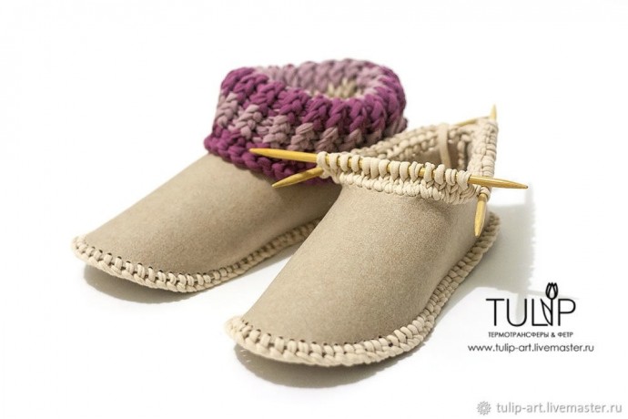 Стильная обувь из фетра