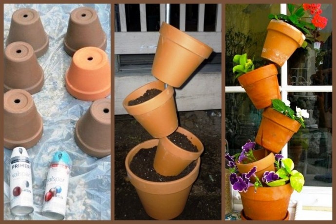 Вертикальная клумба