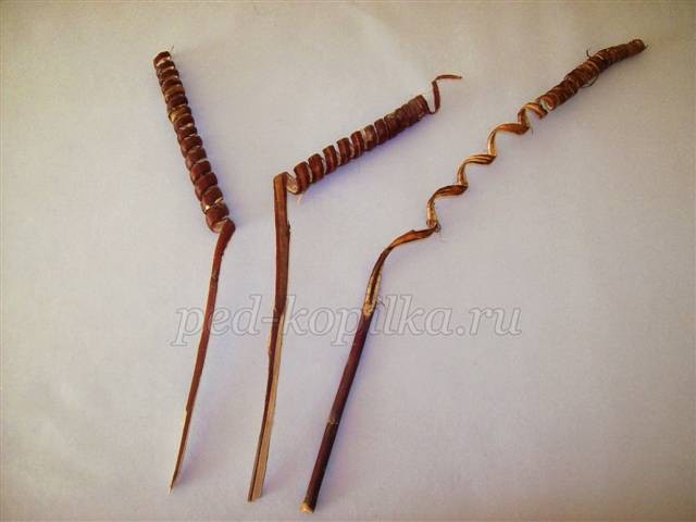 Поделка из природного материала "Букет фантазии"