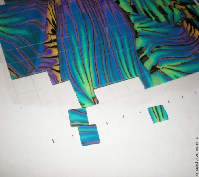 Квилт из полимерной глины