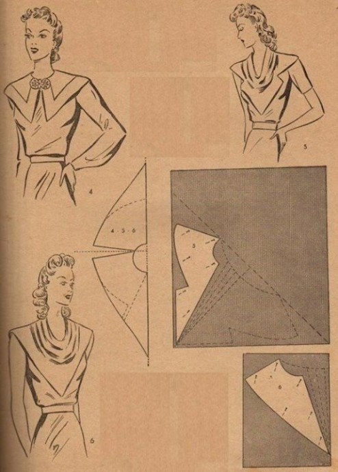 ​Интересные варианты верха блузок