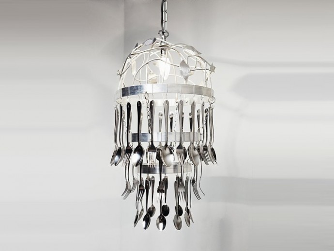 Оригинальный декор с помощью столовых приборов