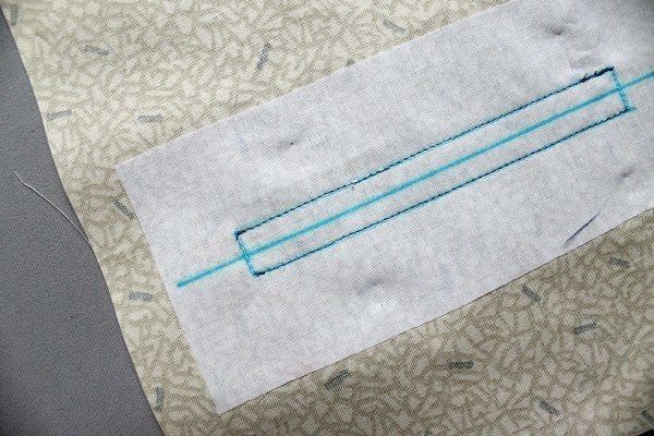​Техника шитья прорезного кармана