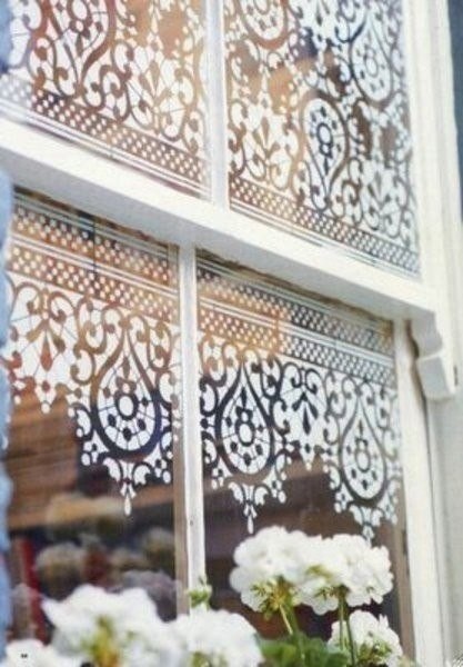 Декор кружевом