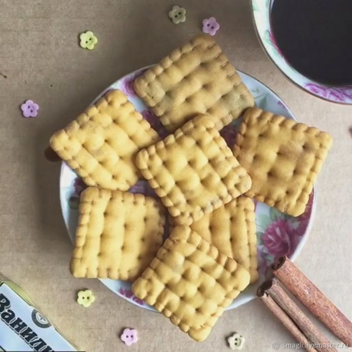 Текстильное печенье