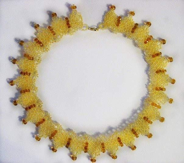 Ожерелье "​Весенний мёд"