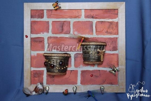 Ключница с кашпо