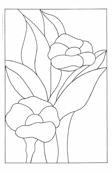 Шикарная подборка схем для панно в технике кинусайга: цветы