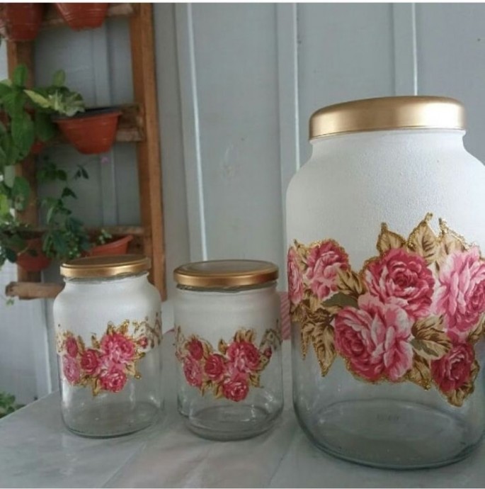 Роспись баночек