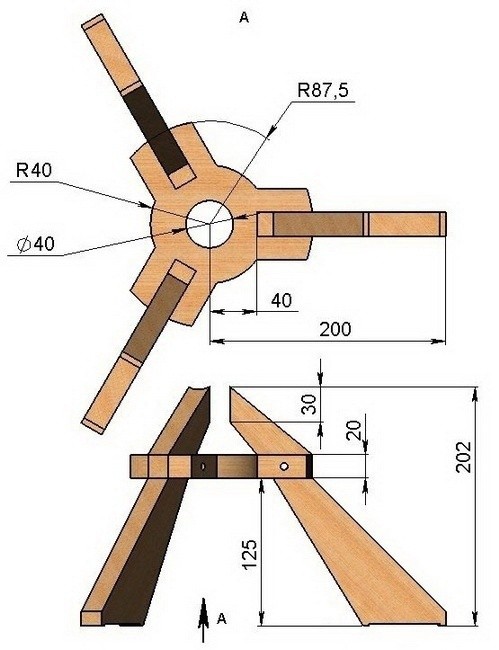 Подставка для новогодней елки своими руками из дерева