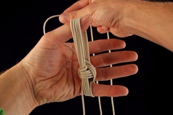 Плетение декоративного узла