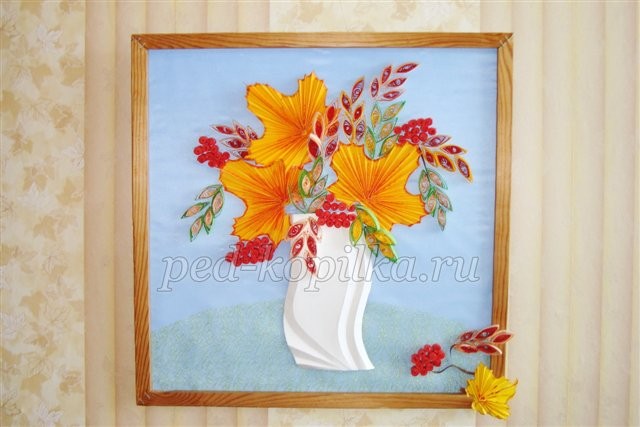 Красота природы в технике квиллинга