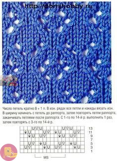 Простые в исполнении красивые ажурные узоры