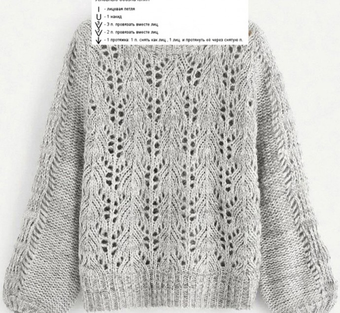 Симпатичный узор для свитера