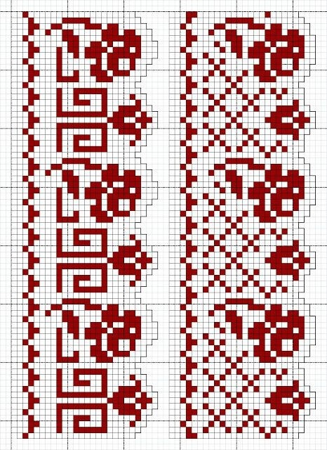 ​Вышиваем цветочные орнаменты