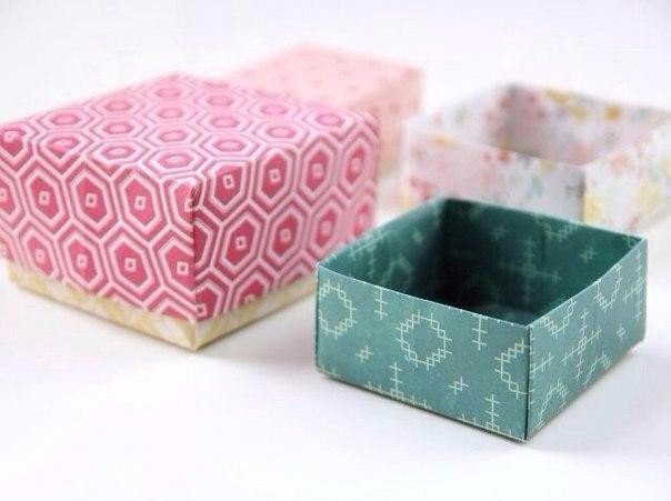 ​Коробочки в технике оригами