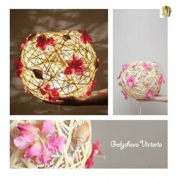 Креативный светильник своими руками